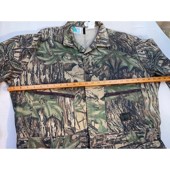 VTG Liberty Realtree Camo Coveralls Men's Size XL Inseam 24.5 inches Made in USA - Picture 6 of 16